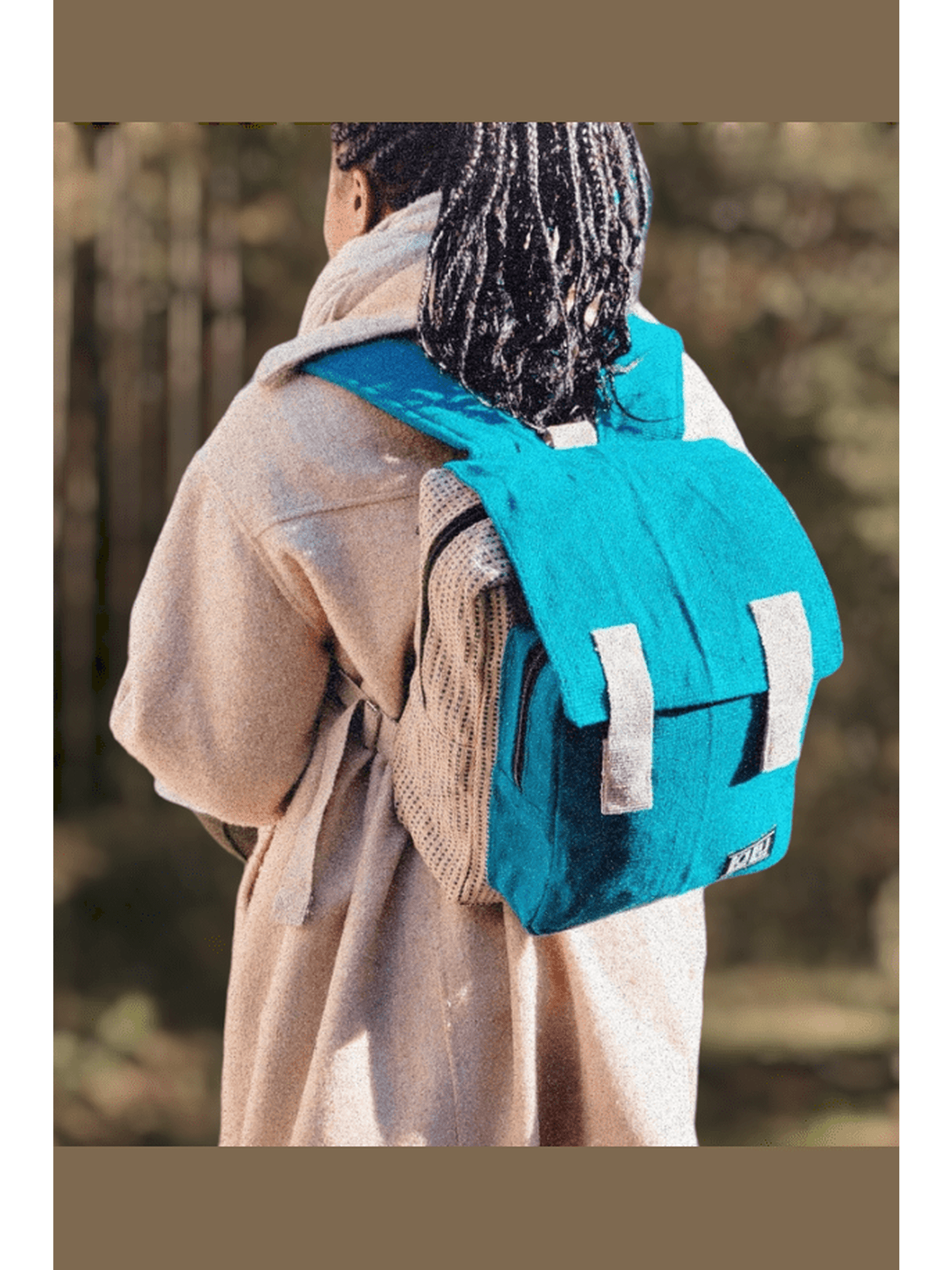 Bikram Ocean Backpack | Organic Cotton