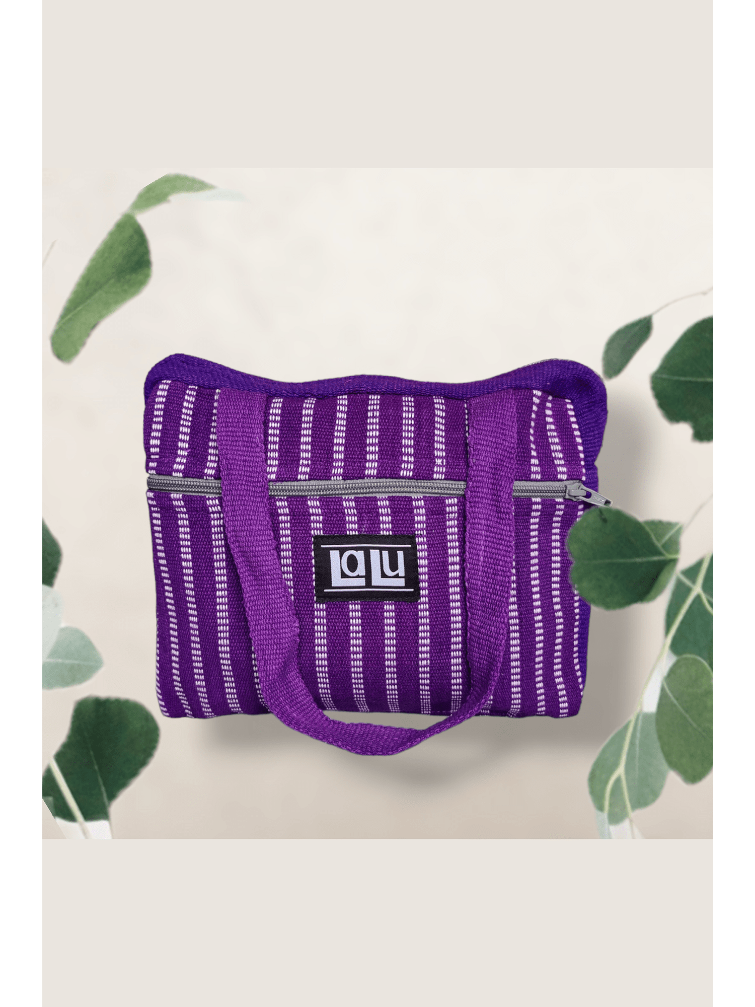 Ganga purple toiletry bag | Organic cotton