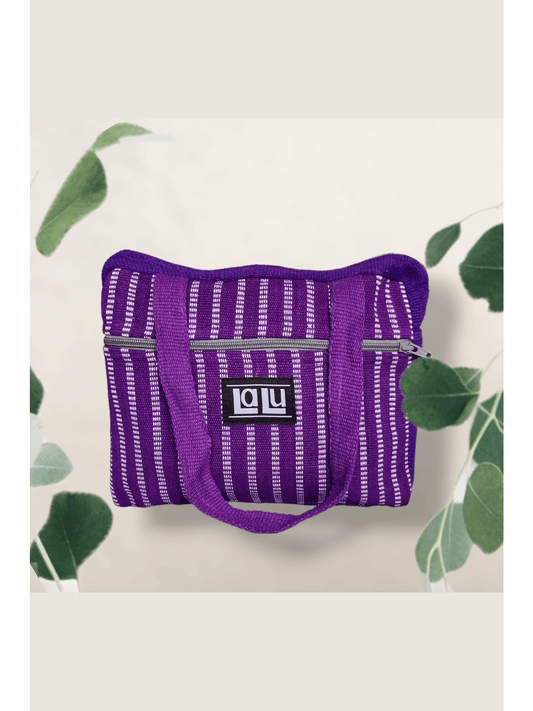 Ganga purple toiletry bag | Organic cotton