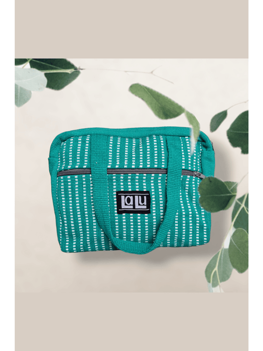 Ganga sea blue toiletry bag | Organic cotton