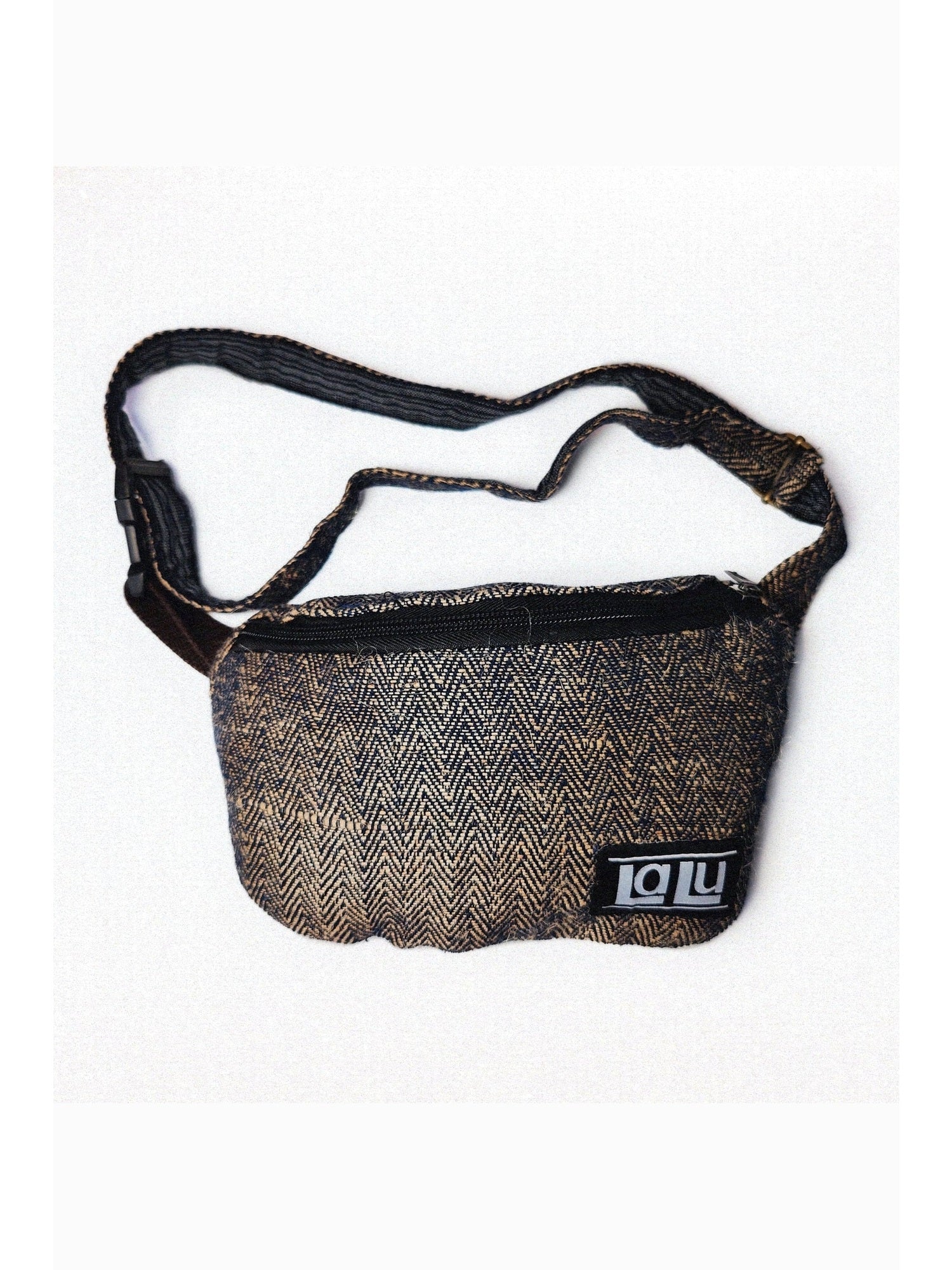 Alok Dark Fanny Pack | Organic Hemp and Cotton