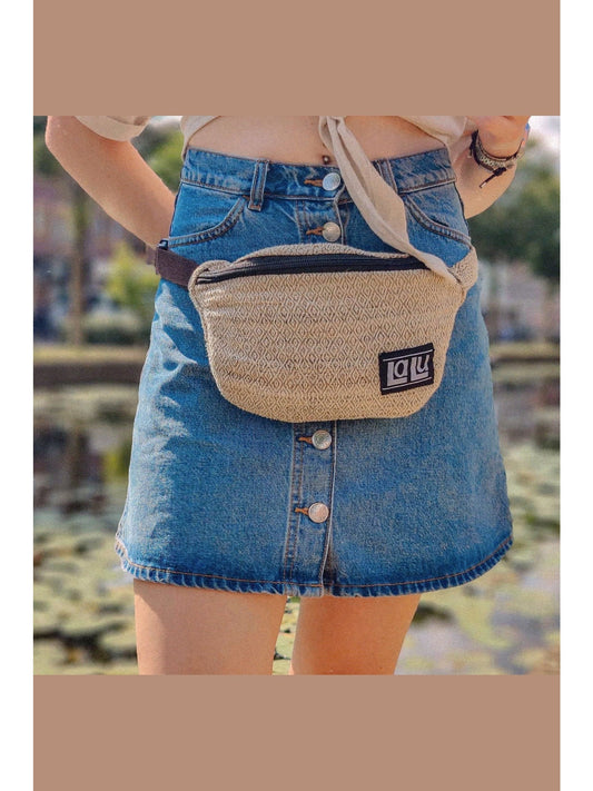 Alok Natural Fanny Pack | Organic Hemp and Cotton