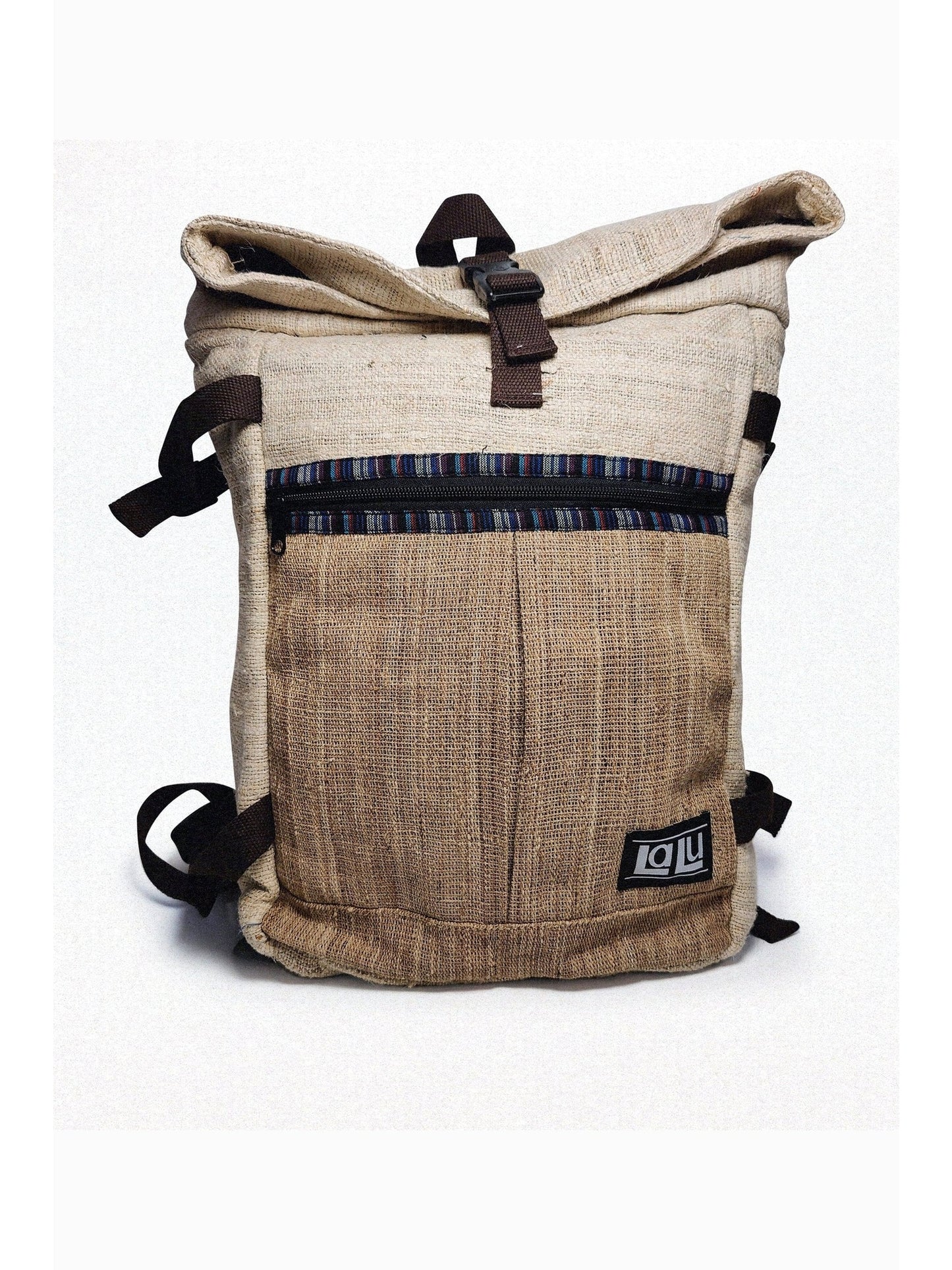 Basanta Natural Backpack | Hemp and Nettle