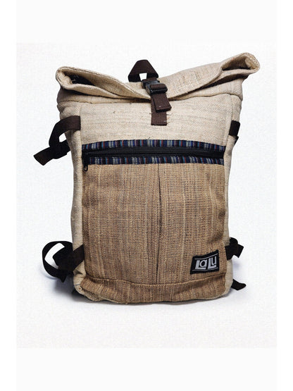 Basanta Natural Backpack | Hemp and Nettle