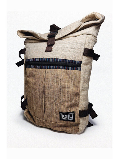 Basanta Natural Backpack | Hemp and Nettle