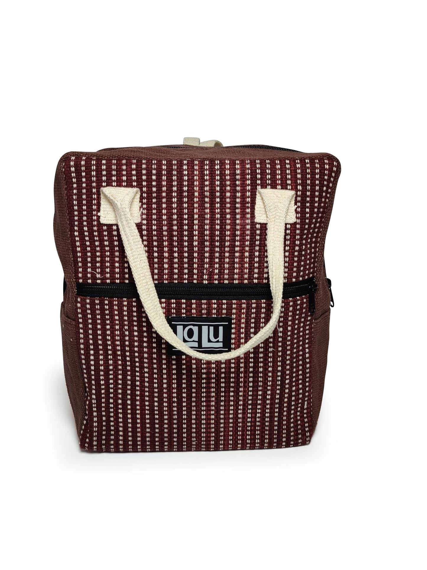 Ujala Purplish Red Backpack | Organic Cotton