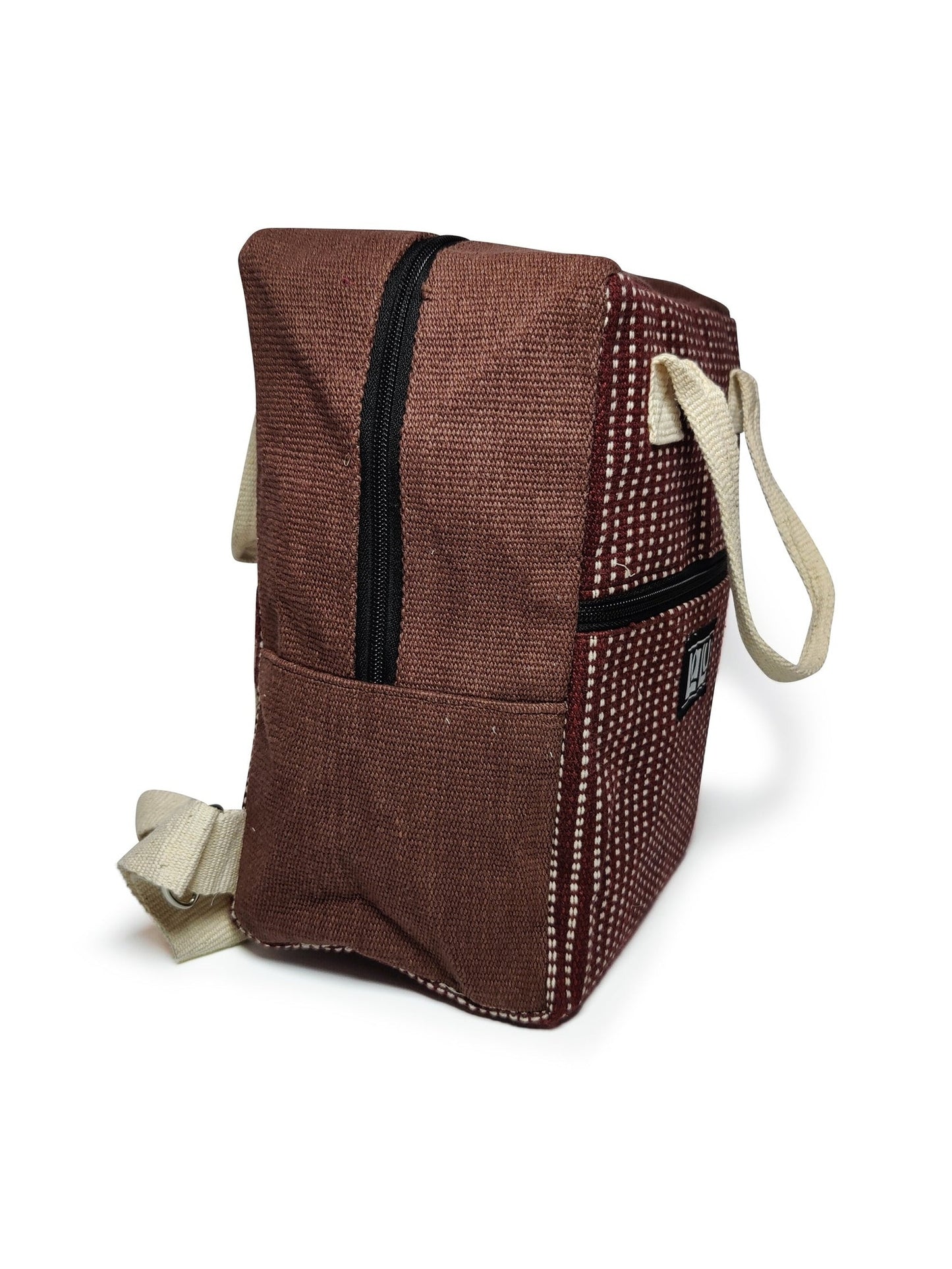 Ujala Purplish Red Backpack | Organic Cotton